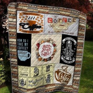 How Do I Take My Coffee Quilt Blanket  Quilt